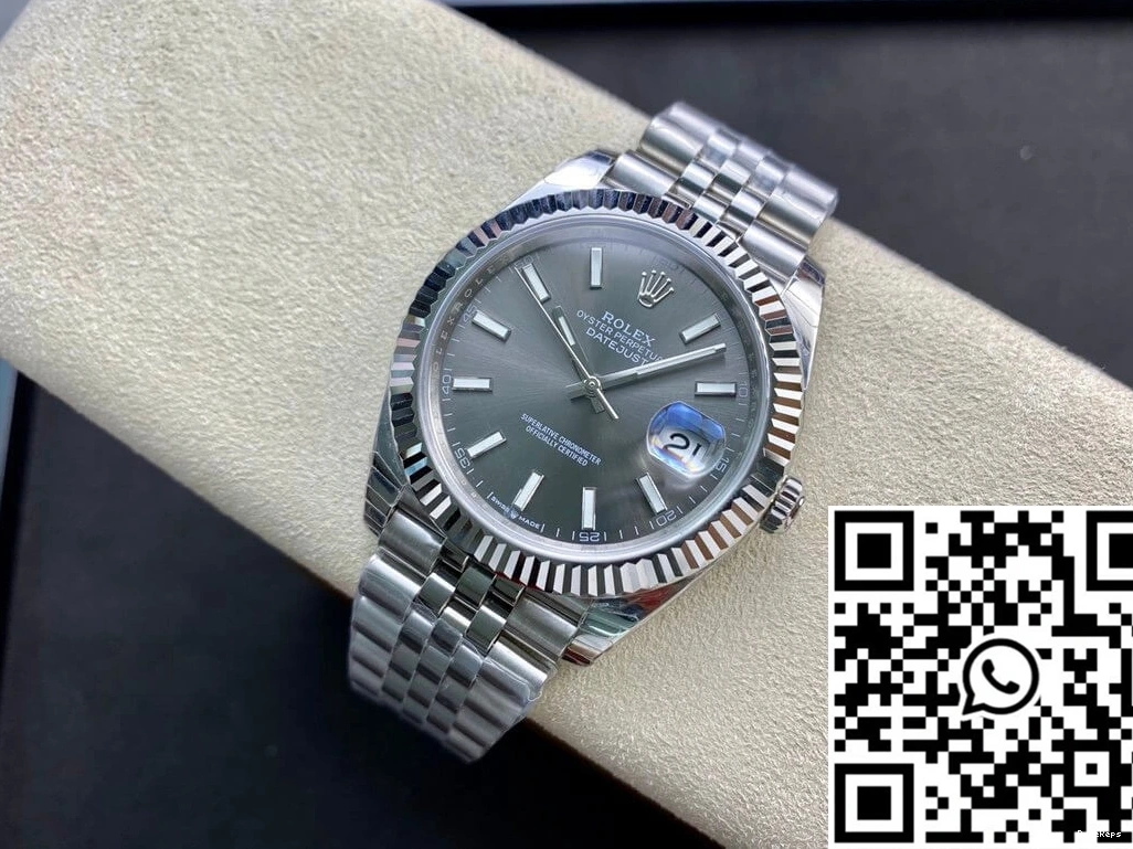 Dial Grey Factory Datejust Rolex EW M126334-0014 0112